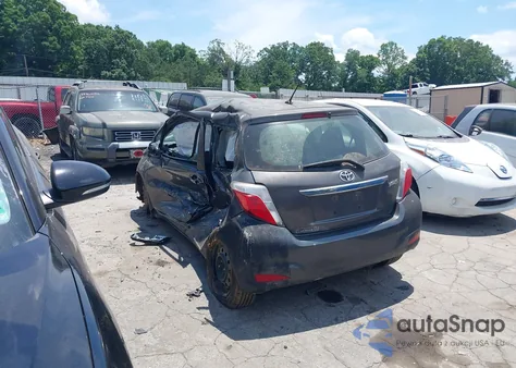 2012 Toyota Yaris L z USA, uszkodzony, nr VIN JTDJTUD39CD512358